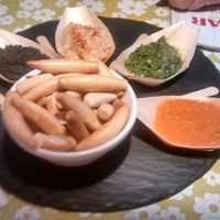 Various tapas at Bubita Bar in Barcelona