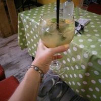 Wonderful sangria! (sangria Monalisa)  at Bubita Bar in Barcelona