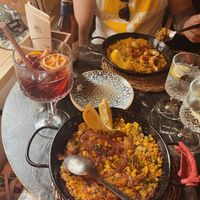 Alcohol-free Sangria, and vegan paella!   at Bubita Bar in Barcelona