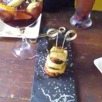 Delicious Vegan Alien we had when we ate at Bar Celoneta  at Bubita Bar in Barcelona