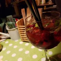 Sangria non alcohol at Bubita Bar in Barcelona