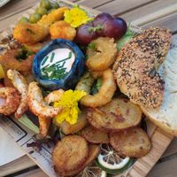 Plancha de marisco at Bubita Bar in Barcelona