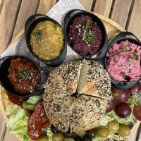 Hummus  at Bubita Bar in Barcelona