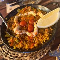 Seafood Paella  at Bubita Bar in Barcelona