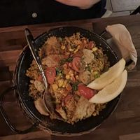 VEGALENCIANA PAELLA  at Bubita Bar in Barcelona