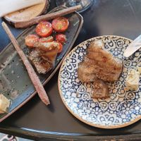 Aubergine and Tofu at Bubita Bar in Barcelona