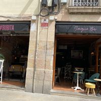 Outside facade  at Bubita Bar in Barcelona