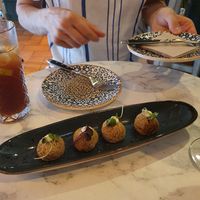 Croquettes at Bubita Bar in Barcelona