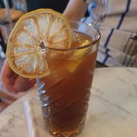 Ice tea at Bubita Bar in Barcelona