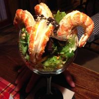 Vegan prawns at Bubita Bar in Barcelona