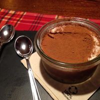 Raw tiramisu  at Bubita Bar in Barcelona