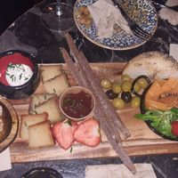 Cheese board at Bubita Bar in Barcelona