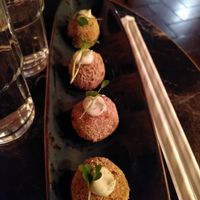 Mushroom croquettes at Bubita Bar in Barcelona