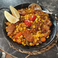 Paella de heura at Bubita Bar in Barcelona