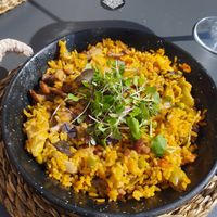 Setas silvestres (delicious mushrooms) at Bubita Bar in Barcelona