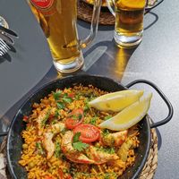 Marisco paella at Bubita Bar in Barcelona