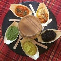 Dips at Bubita Bar in Barcelona