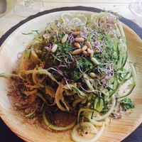 one of the Raw dishes at Bubita Bar in Barcelona