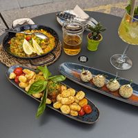 Our dinner at Bubita Bar in Barcelona