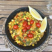 Paella  at Bubita Bar in Barcelona