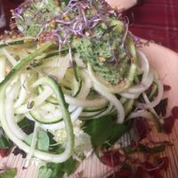 Courgetti Spaghetti (raw) at Bubita Bar in Barcelona
