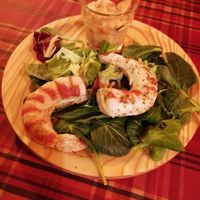 veggie prawns at Bubita Bar in Barcelona