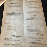 Menu   at Bubita Bar in Barcelona