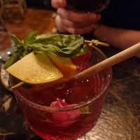 Sangria with basil in it. Was fine. at Bubita Bar in Barcelona