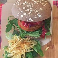 Burger :) at Bubita Bar in Barcelona