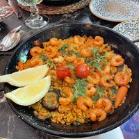Seafood paella   at Bubita Bar in Barcelona
