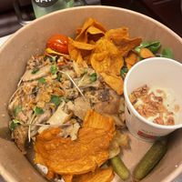 Tortilla with wild mushrooms (take away)  at Bubita Bar in Barcelona