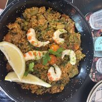 Paella de marisco   at Bubita Bar in Barcelona