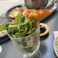 “Shrimp” cocktaill  at Bubita Bar in Barcelona