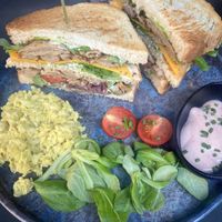 Chicken sandwich   at Bubita Bar in Barcelona