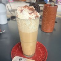 Oreo latte  at Bubita Bar in Barcelona