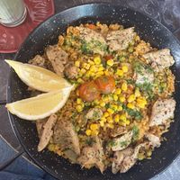 Paella vegan   at Bubita Bar in Barcelona