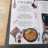 Menu at Bubita Bar in Barcelona