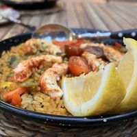 “Seafood” paella  at Bubita Bar in Barcelona