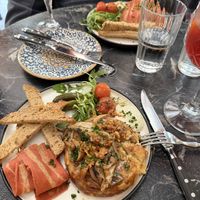 Torta melt in your mouth   at Bubita Bar in Barcelona