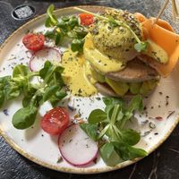 Lox Benedict  at Bubita Bar in Barcelona