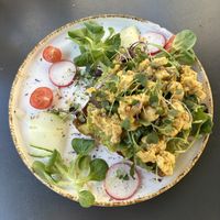 Sunrise Scramble Toast  at Bubita Bar in Barcelona