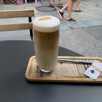 Iced coffeee  at Bubita Bar in Barcelona