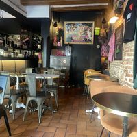 Cutesy Interiorr  at Bubita Bar in Barcelona