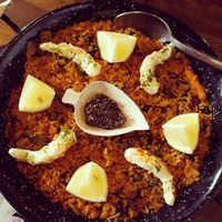 Paella tradicional at Bubita Bar in Barcelona