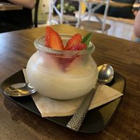 Cheese cake amazing at Bubita Bar in Barcelona