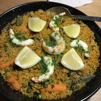 Paella  at Bubita Bar in Barcelona