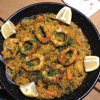 Paella  at Bubita Bar in Barcelona