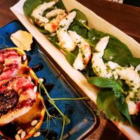 Gamba's and langustine at Bubita Bar in Barcelona