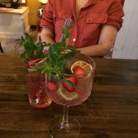 Sangrias at Bubita Bar in Barcelona