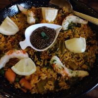 Paella at Bubita Bar in Barcelona